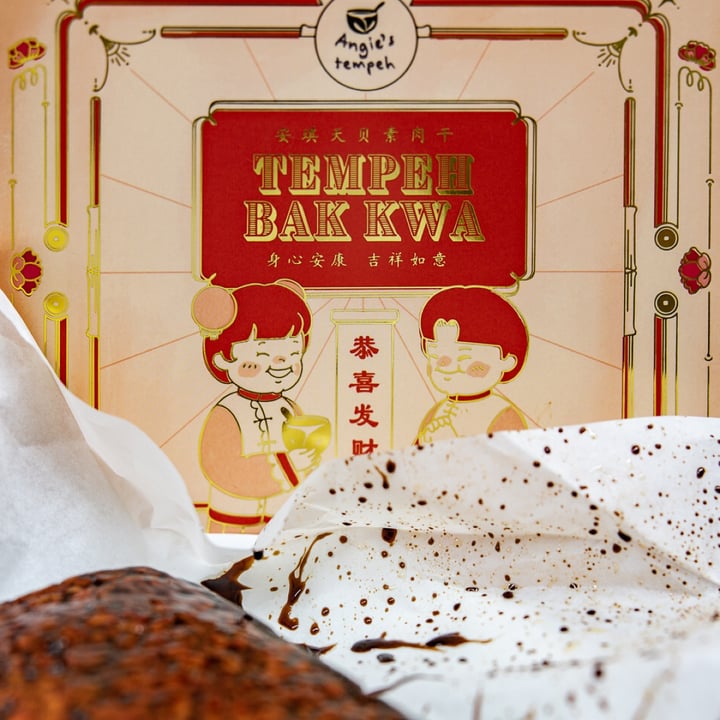 photo of Angie’s Tempeh Bak Kwa shared by @theherbivorefrog on  18 Jan 2022 - review