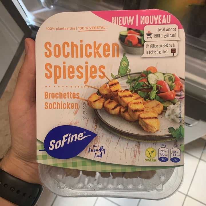 photo of SoFine So Chicken Spieße shared by @bertus on  06 Jul 2020 - review