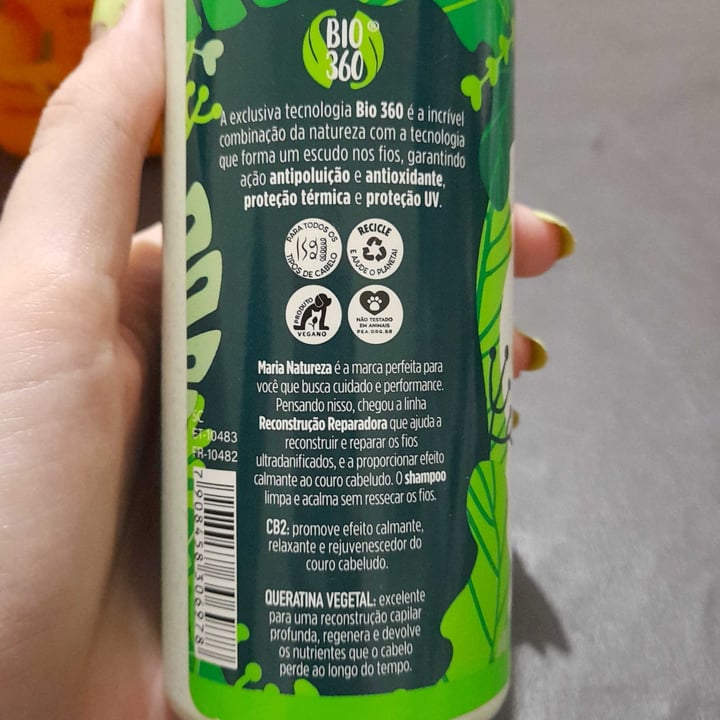 photo of Salon line Shampoo maria natureza reconstruções reparadora shared by @kamypony on  18 Nov 2021 - review