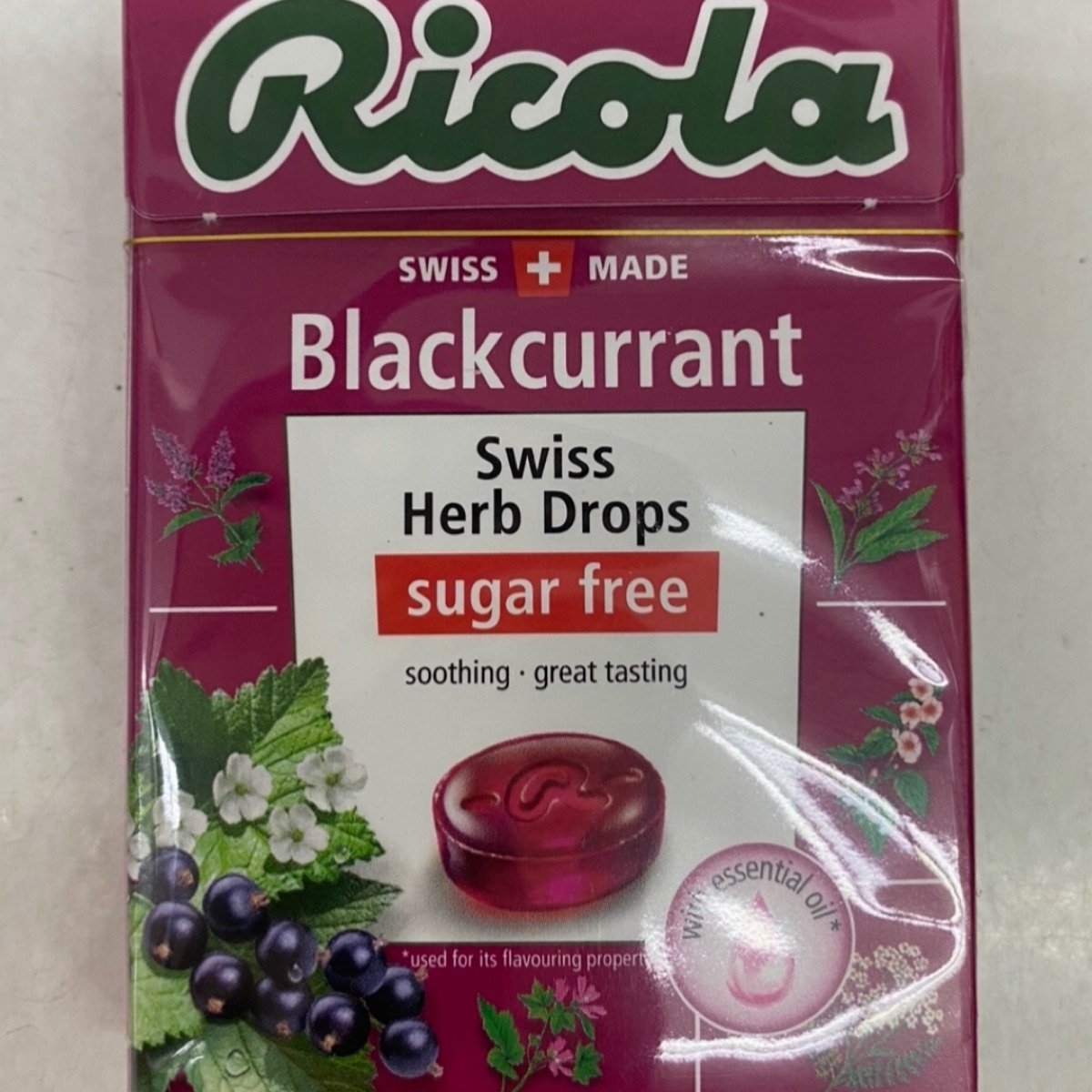Ricola Blackcurrant Swiss Herb Drops Reviews | abillion