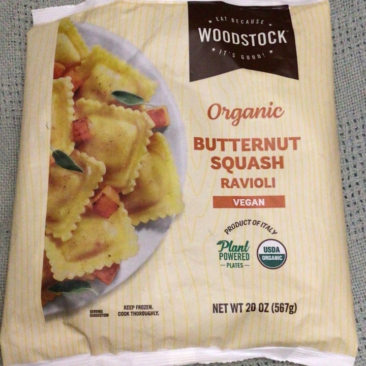 photo of Woodstock Organic Butternut Squash Ravioli shared by @rickydoc on  18 Jul 2022 - review