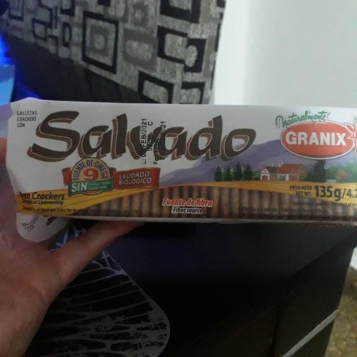 photo of Granix Galletitas Crackers con Salvado shared by @rochyalmendra on  10 Dec 2020 - review