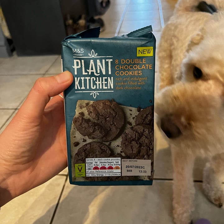 photo of Plant Kitchen (M&S) 8 Double Chocolate Cookies shared by @becs10 on  09 Feb 2022 - review