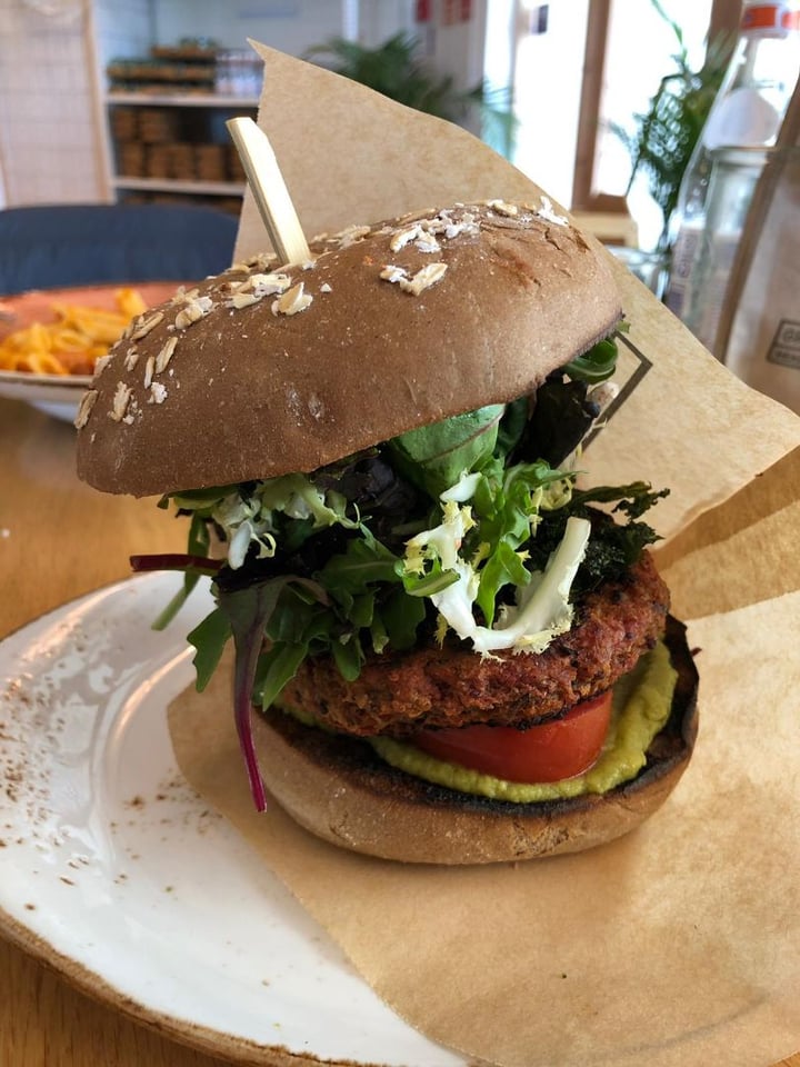 photo of GreenVita Red veggie Burger shared by @saramar on  18 May 2019 - review