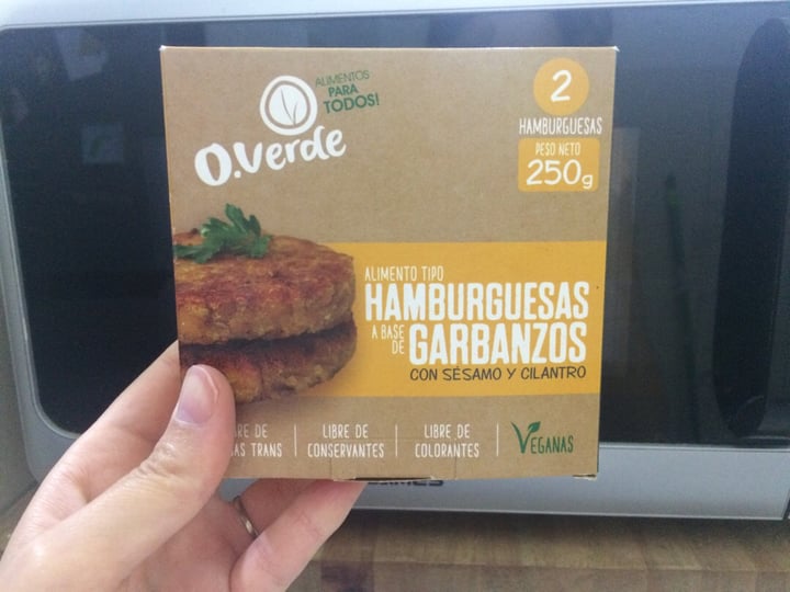 photo of Oro Verde Hamburguesas De Garbanzos shared by @adrus87 on  13 Dec 2019 - review