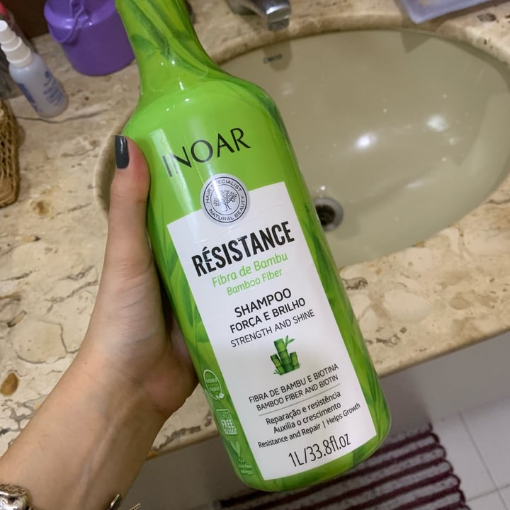 review photo of Inoar Shampoo Bambu shared by @flavillarejo on 14 Jun 2022 - review