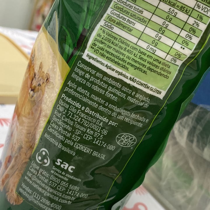 review photo of Native Açúcar Demerara shared by @mirelefeliz on 28 Apr 2022 - review