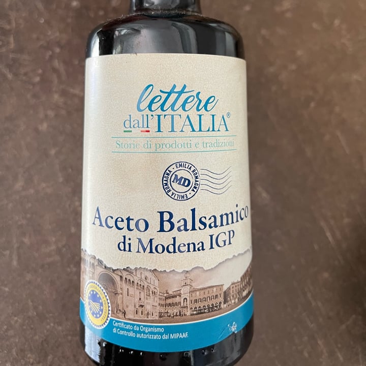 photo of MD lettere dall'Italia Aceto balsamico di Modena IGP shared by @sofiadei1 on  29 Mar 2022 - review