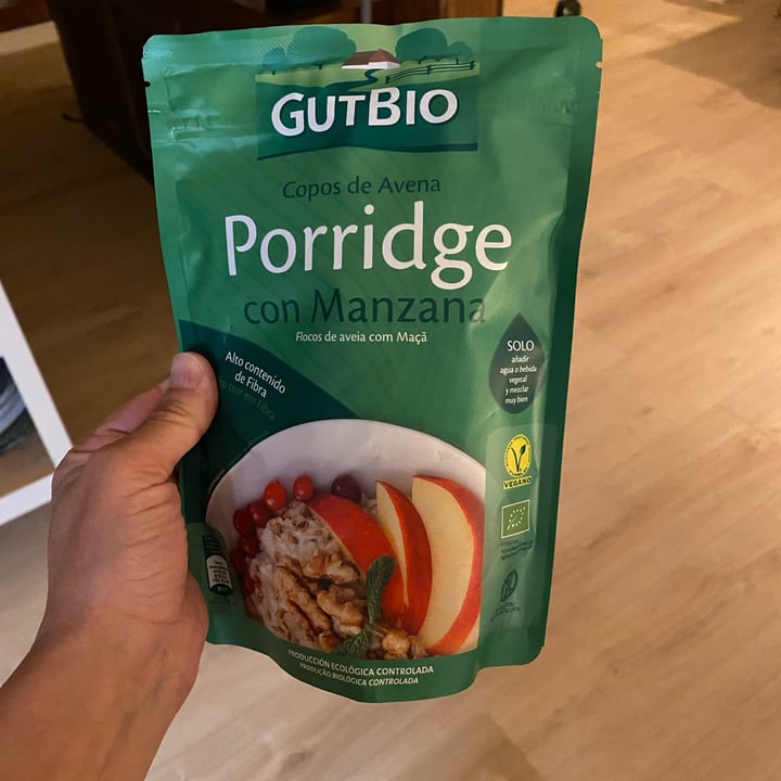 photo of GutBio Porridge con Manzana shared by @susanvegan on  28 Jun 2022 - review