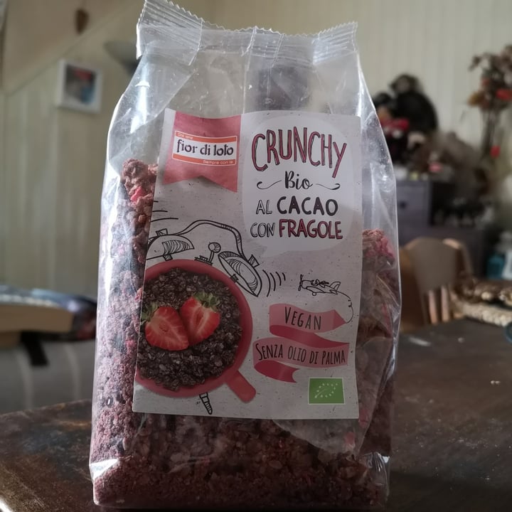 photo of Fior di Loto Crunchy bio al cacao con fragole shared by @rachele82 on  10 Nov 2020 - review