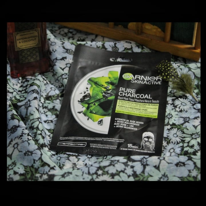 photo of Garnier Maschera in tessuto pure charcoal shared by @rukisro on  11 Sep 2021 - review