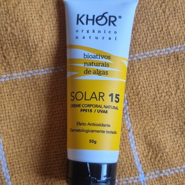 photo of Khor Protetor Solar Khor shared by @carlamarquezini on  18 Jan 2023 - review