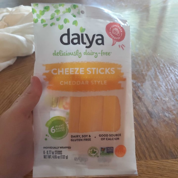 review photo of Daiya Cheese sticks Cheddar Style shared by @kaylavale on 28 Jun 2021 - review