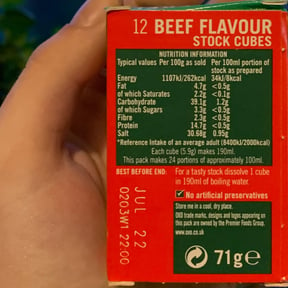 OXO Beef Flavour Cubes