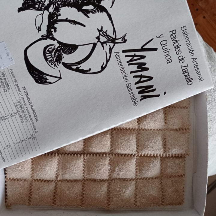 photo of Yamani Alimentos Ravioles de Zapallo y Quinoa shared by @camihernandez on  28 Aug 2021 - review