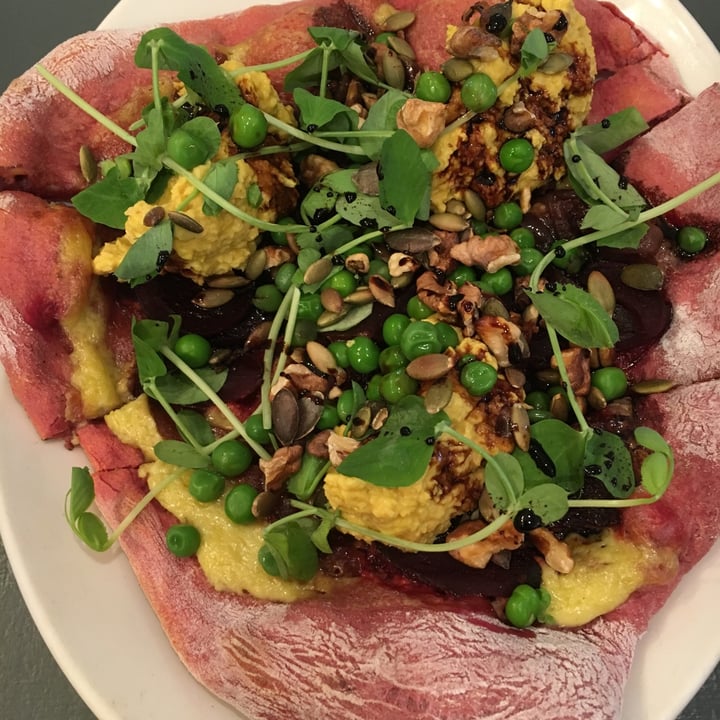 review photo of Beyond The Kale Beetroot Flat bread shared by @theamicablevegan on 31 May 2020 - review