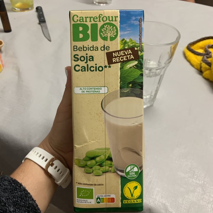 photo of Carrefour Bio Bebida Soja Calcio shared by @veganauntie on  16 Sep 2021 - review