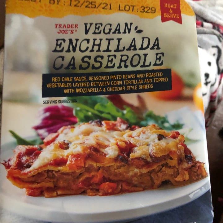 photo of Trader Joe's Vegan Enchilada Casserole shared by @allycat38 on  22 Dec 2021 - review