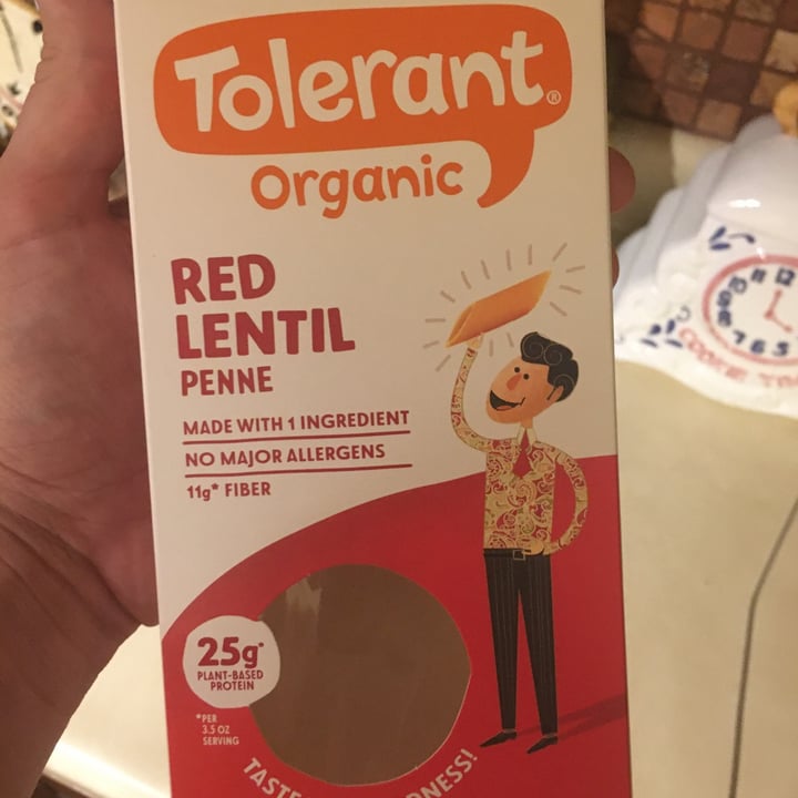 photo of Tolerant Organic red lentil penne shared by @rowdykelo on  20 Aug 2021 - review