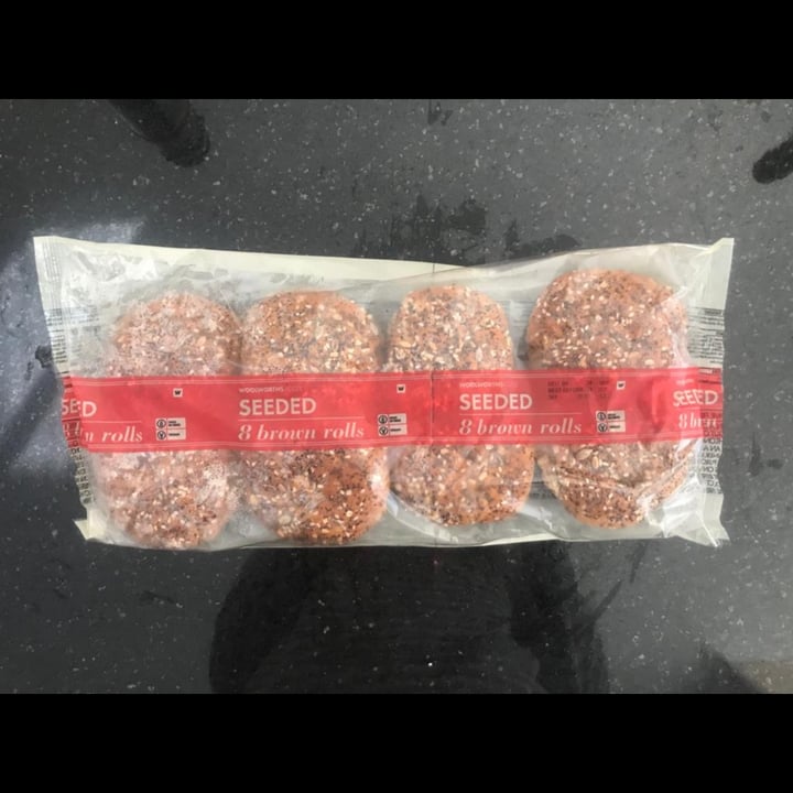 photo of Woolworths Food 8 Seeded Brown Rolls shared by @ullu on  26 Sep 2021 - review