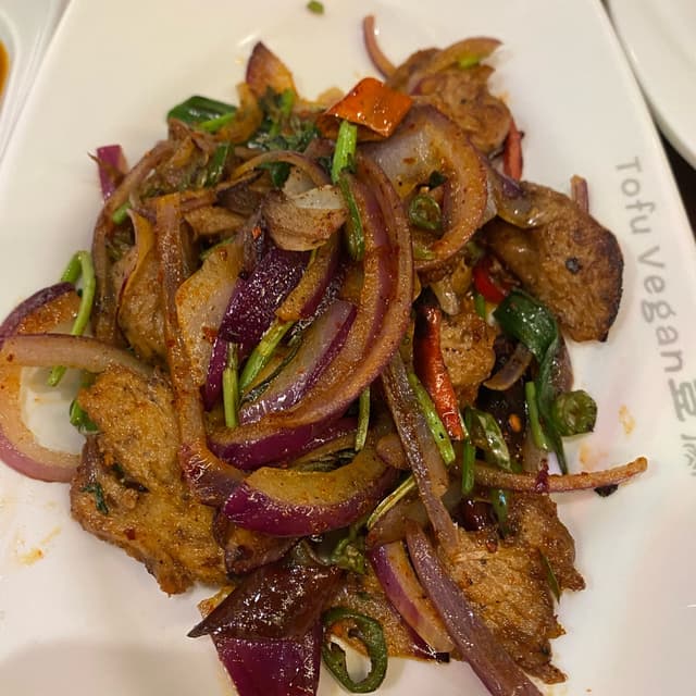 Photo of the dish “Stir fried ‘lamb’ With Cumin And Chilli”
