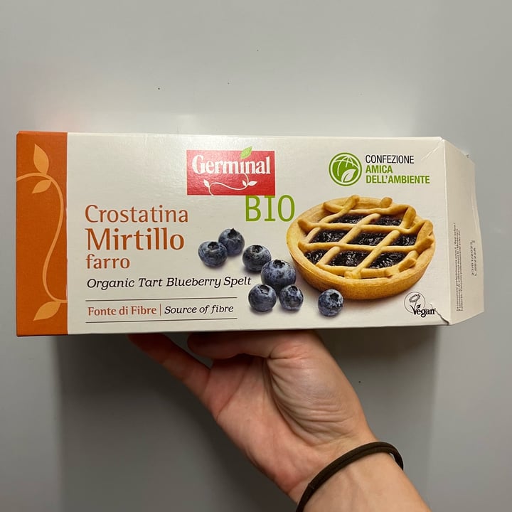 review photo of Germinal Bio Crostatina Mirtilli Farro (Organic Tart Blueberry Spelt) shared by @francescarosa on 12 Oct 2022 - review