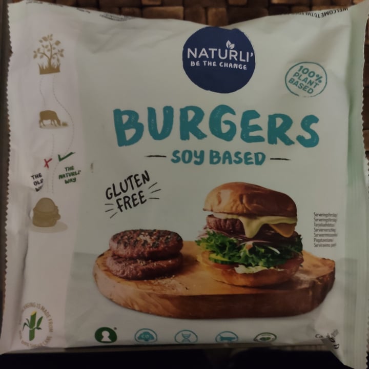 photo of Naturli' Burgers soy based gluten free shared by @elisaholmes on  14 Dec 2021 - review