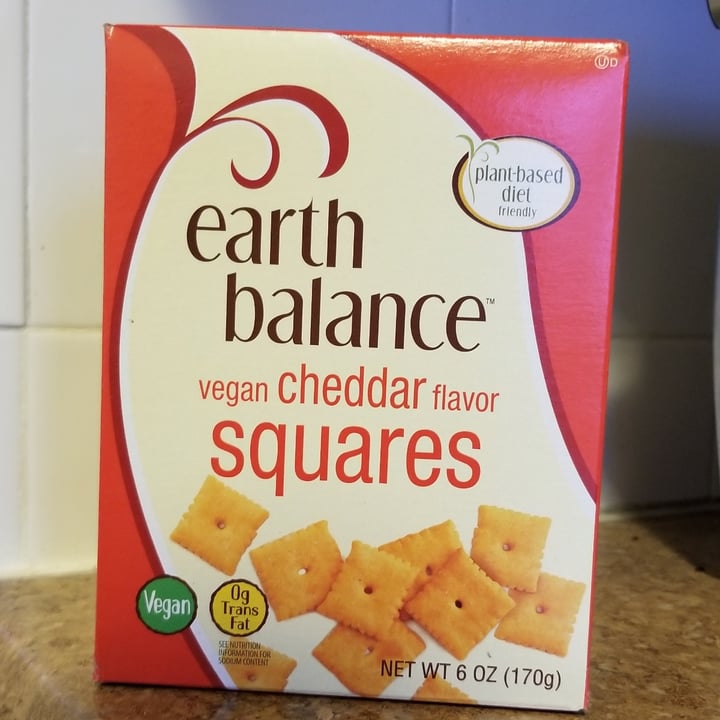 photo of Earth Balance Vegan Cheddar Flavor Squares shared by @jonedoe007 on  23 May 2020 - review
