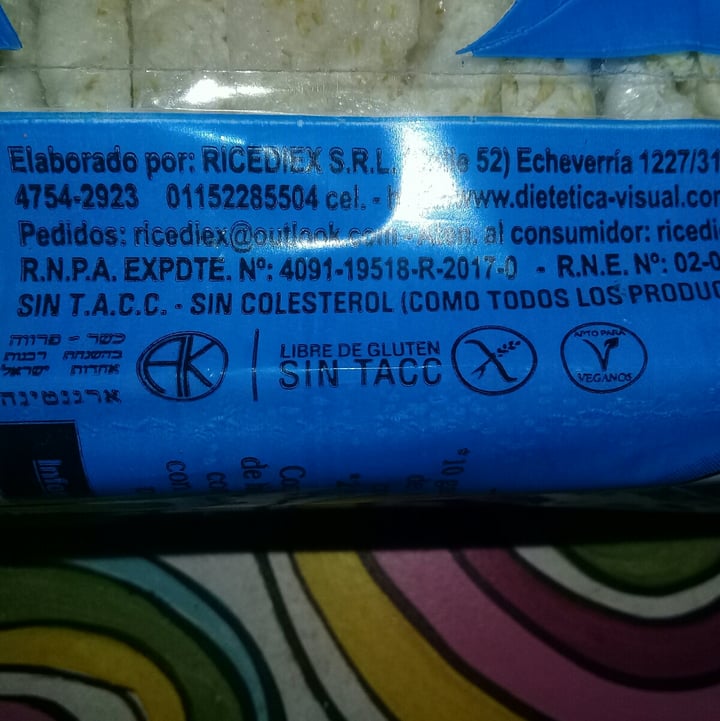 review photo of Ricediex Galletas de Arroz sin Agregados de Sal shared by @martinna on 25 Aug 2020 - review