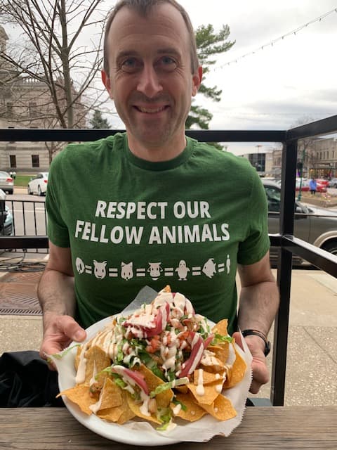 「Nachos with Cashew Queso」の料理の写真