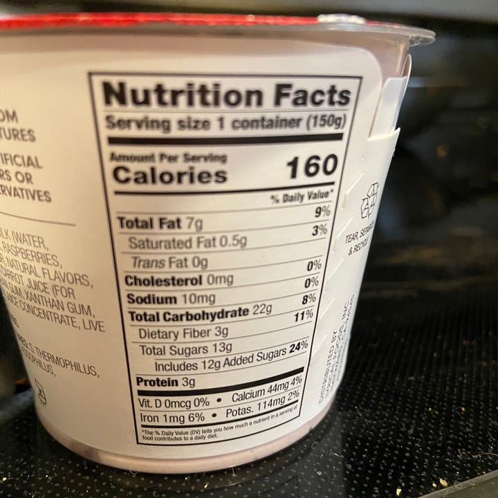photo of Kite Hill Raspberry Almond Milk Yogurt shared by @vfct on  08 Mar 2021 - review