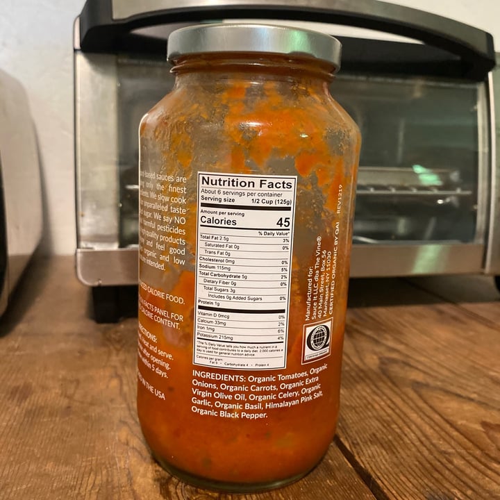 photo of The Vine The Vine Vegan Marinara shared by @mattyb on  14 Jul 2020 - review