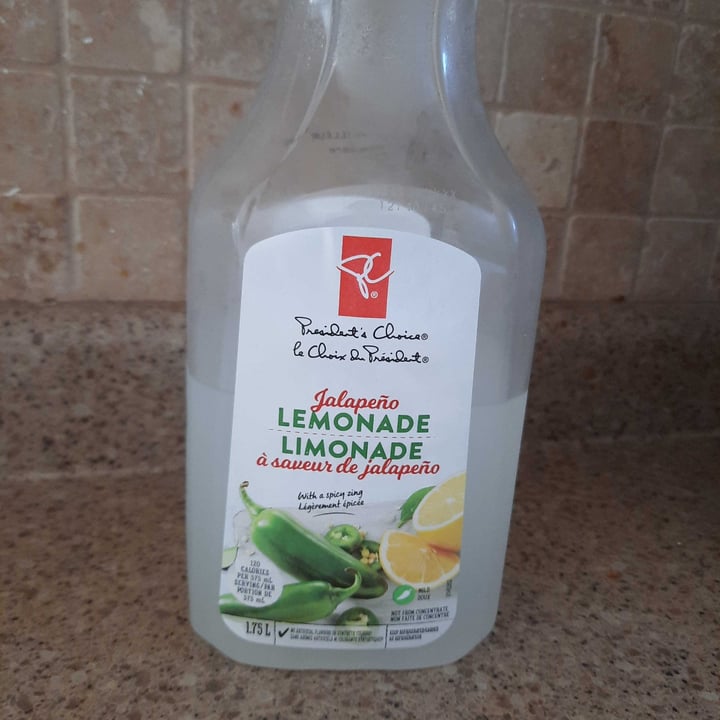 photo of President's Choice Jalapeño Lemonade shared by @lorilamb on  27 Jun 2021 - review