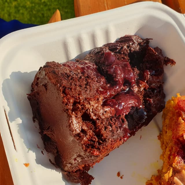 Photo of the dish “Chocolate And Cherry Cake”