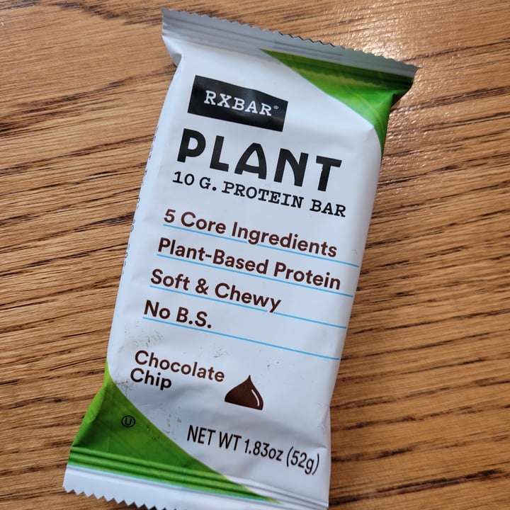 photo of RXBAR Plant Chocolate Chip shared by @byobottlesg on  18 Dec 2021 - review