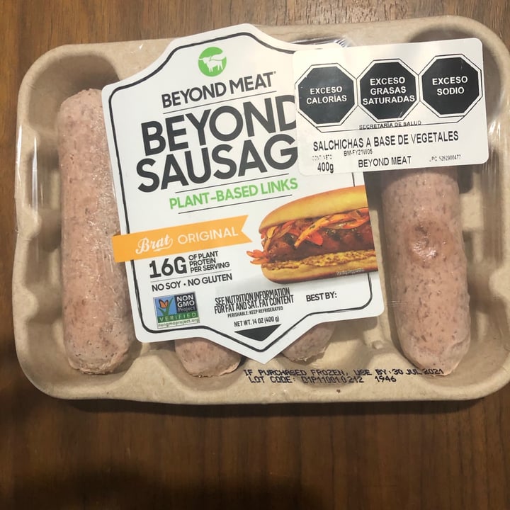 photo of Beyond Meat Beyond Sausage Brat Original  shared by @onearthling on  16 Dec 2020 - review