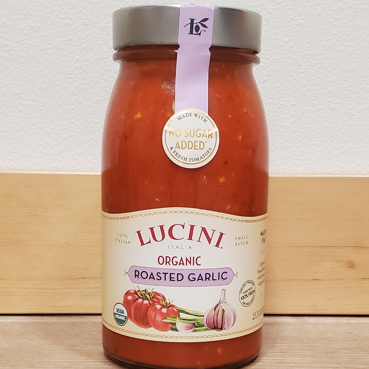 Lucini Organic Roasted Garlic Pasta Sauce Reviews abillion