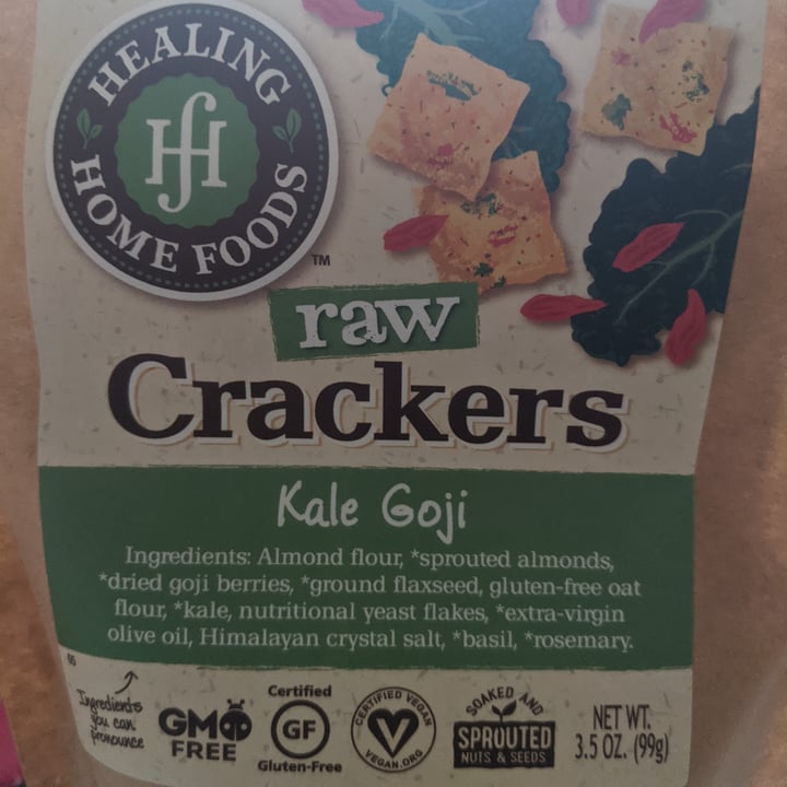 photo of Healing Home Foods Raw Crackers Kale Goji shared by @jayvgn on  06 Dec 2021 - review
