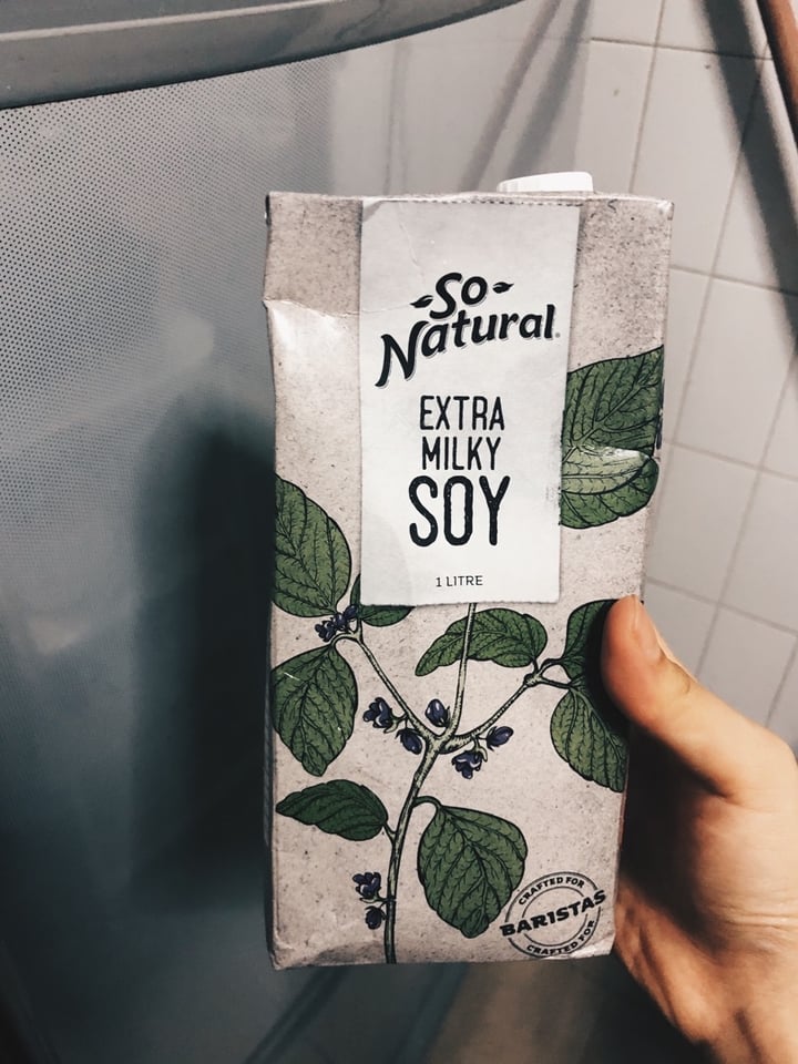 photo of So Natural Extra Milky Soy Milk shared by @consciouscookieee on  07 Apr 2020 - review