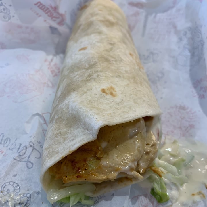 photo of Temple of Seitan Doner Wrap shared by @vegzari on  13 Jul 2022 - review