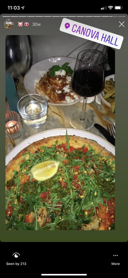 photo of Canova Hall Pizza shared by @chloecotgrove on  09 Oct 2019 - review