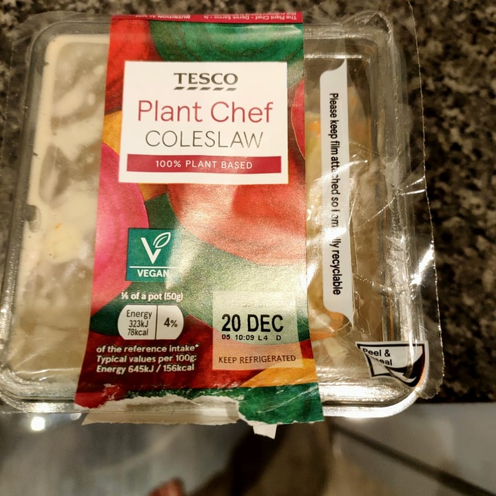 photo of Tesco Plant Chef Coleslaw shared by @mia1405 on  17 Dec 2022 - review