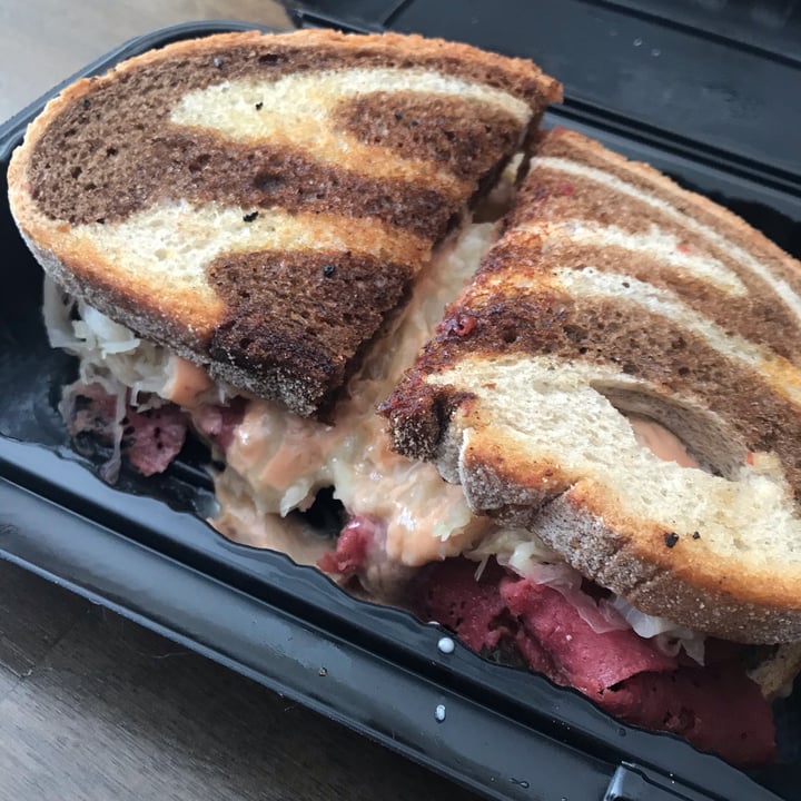 review photo of Seitan's Realm Rick Reuben shared by @thatveganjournal on 13 Mar 2022 - review