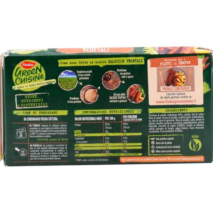 review photo of Findus 4 salsicce vegetali shared by @kabu on 05 Jul 2022 - review