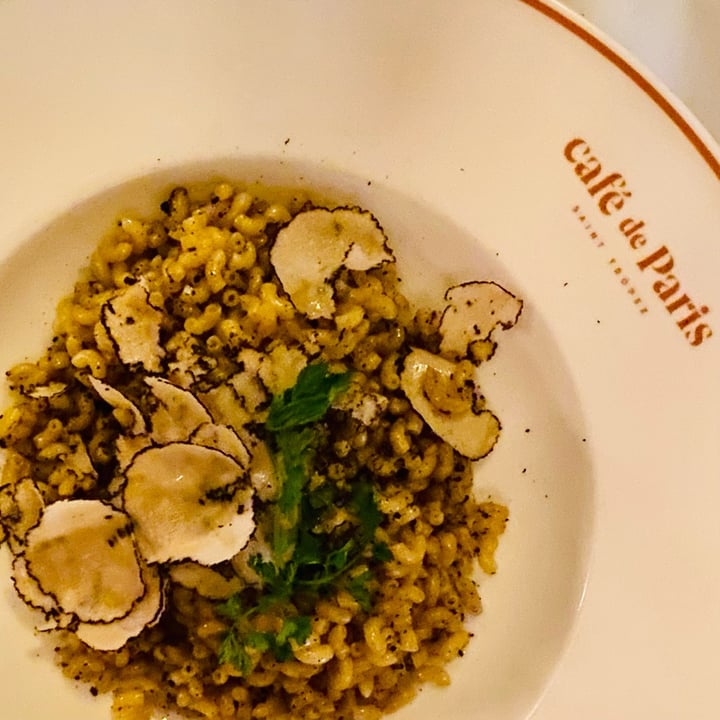 photo of Café de Paris, Saint-Tropez Veganized Truffle Noodles shared by @vikas on  28 May 2022 - review