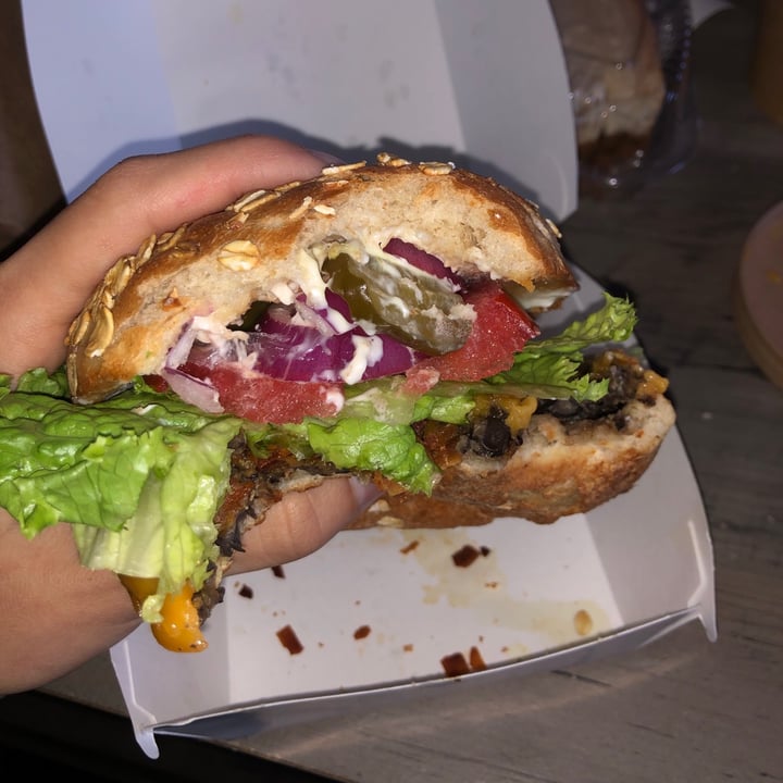 photo of Life - The Vegan Drive Thru bacon cheeze burger shared by @autvvmn on  22 May 2021 - review