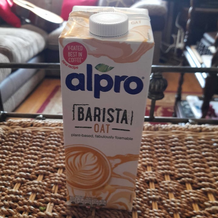photo of Alpro Barista Oat Milk shared by @venerableveganvirtue on  08 Feb 2022 - review