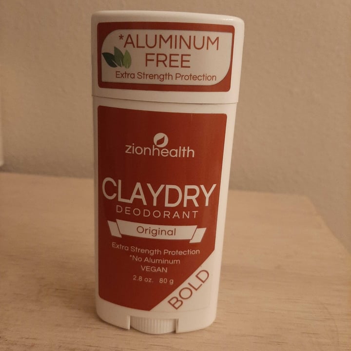 photo of Zion Health Clay Dry Deodorant Original shared by @mome2cb on  20 Nov 2020 - review