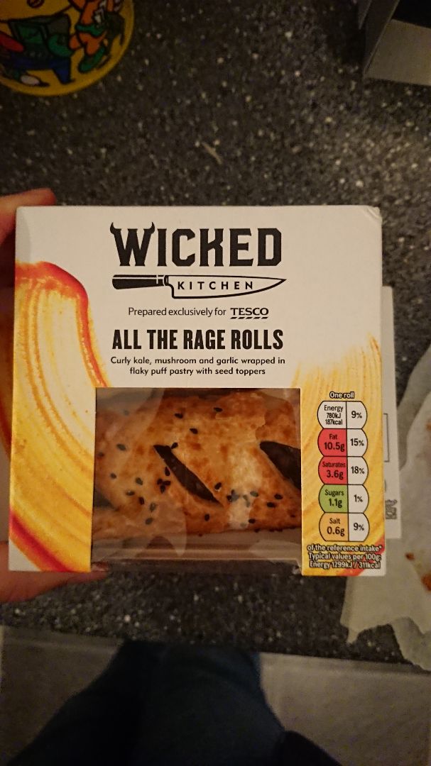 photo of Wicked All The Rage Rolls shared by @jb on  12 Dec 2019 - review