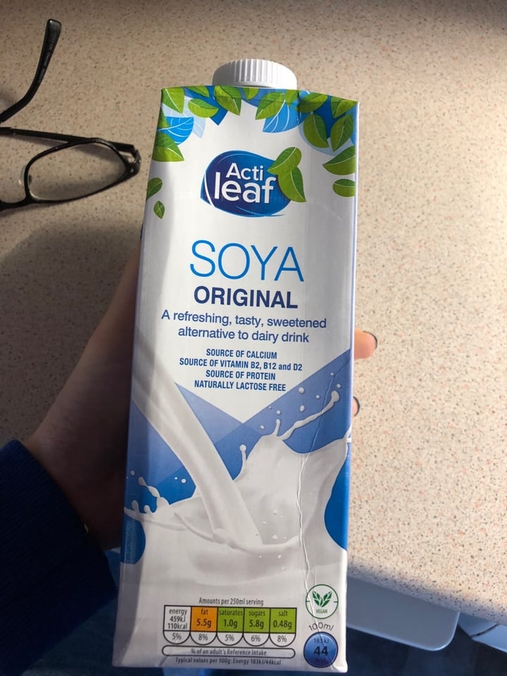 photo of Acti Leaf Original Soya Milk shared by @elwa21 on  18 Jan 2020 - review